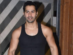 Varun Dhawan spotted at the gym in Juhu