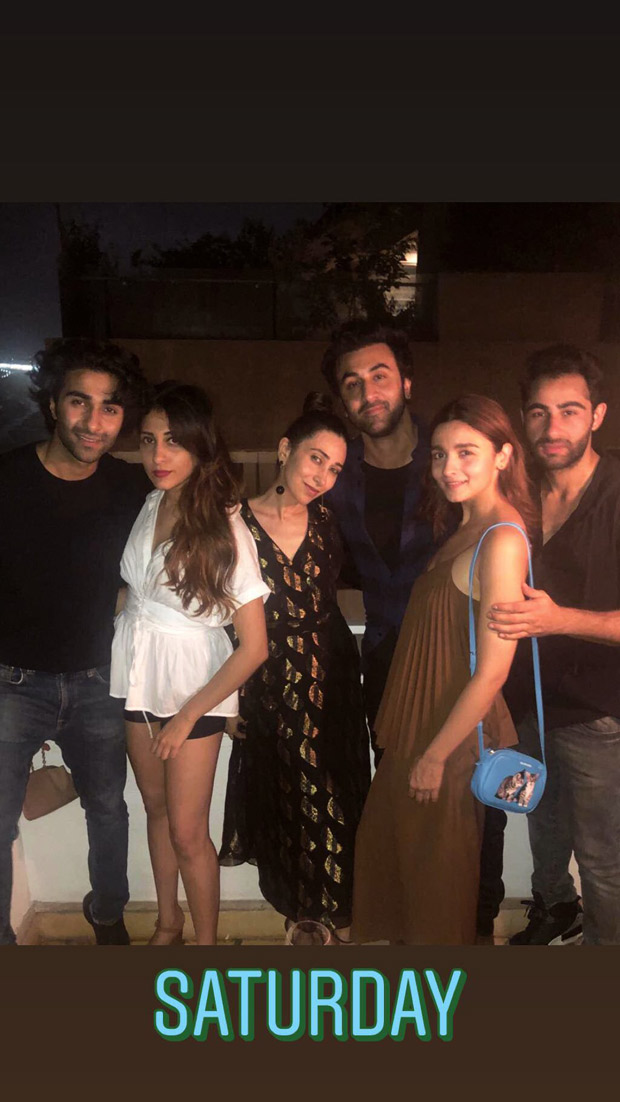 Amidst wedding rumours, Alia Bhatt parties with Ranbir Kapoor and his cousins including Karisma Kapoor [See photo]