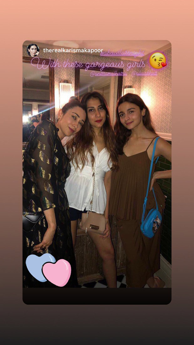 Amidst wedding rumours, Alia Bhatt parties with Ranbir Kapoor and his cousins including Karisma Kapoor [See photo]