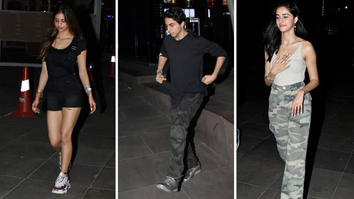Aryan Khan, Suhana Khan and other star Kids SPOTTED at Farzi Cafe, High Street Phoenix