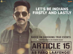 Ayushmann Khurrana starrer Article 15 to organize a special event to unveil unseen footages and special posters