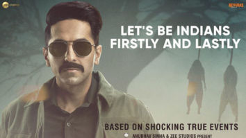 Ayushmann Khurrana starrer Article 15 to organize a special event to unveil unseen footages and special posters