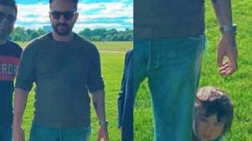 CUTE! Taimur Ali Khan clings to dad Saif Ali Khan’s leg and it is absolutely ADORABLE