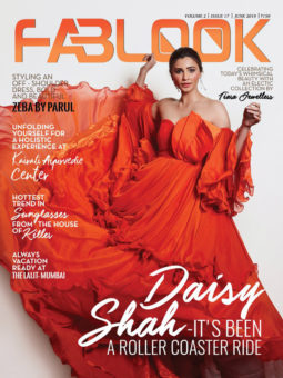 Daisy Shah on the cover of Fablook, Jun 2019