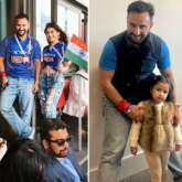 IND vs PAK: Saif Ali Khan cheers for Team India with Jawaani Jaaneman co-star Alaia Furniturewala, meets MS Dhoni's daughter Ziva Dhoni