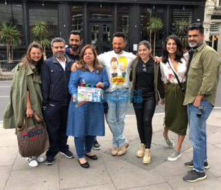on the sets of the movie Jawaani Jaaneman