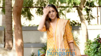 Photos: Sara Ali Khan snapped at Aanand L Rai’s office in Andheri