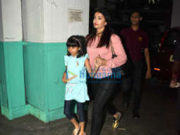 Photos: Abhishek Bachchan, Aishwarya Rai Bachchan and Aaradhya Bachchan spotted at Juhu PVR