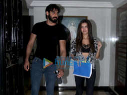 Photos: Ahan Shetty and Tara Sutaria spotted at Milan Luthria’s office in Bandra