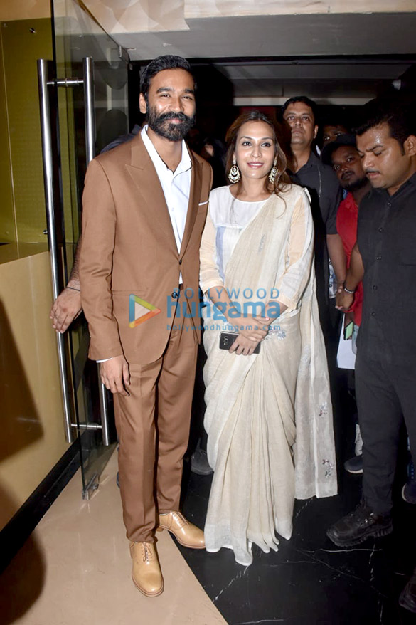 Photos: Dhanush snapped at ‘The Extraordinary Journey Of The Fakir’ trailer launch