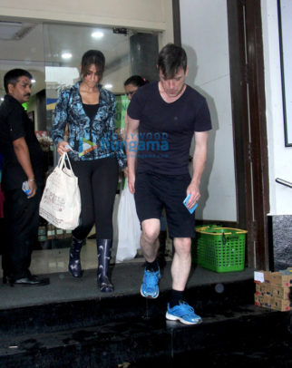 Photos: Ileana D’Cruz snapped with Andrew Kneebone in Bandra