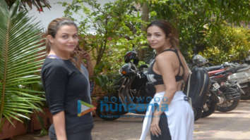 Photos: Malaika Arora and Amrita Arora spotted at the gym