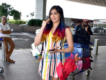 Photos: Meezaan Jaffrey, Sharmin Segal, Adah Sharma and Hiten Tejwani snapped at the airport