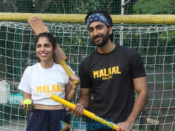 Photos: Meezaan Jafri and Sharmin Segal spotted promoting their film ’Malaal’