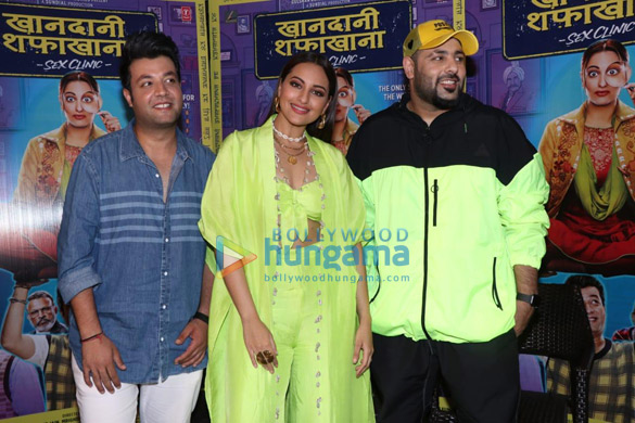 photos sonakshi sinha badshah and varun sharma spotted promoting their film khandaani shafakhana 4