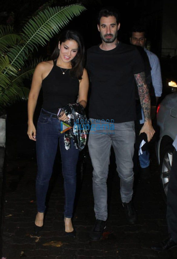 photos sunny leone and daniel weber spotted at bayroute in juhu 4