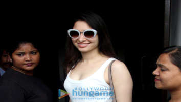 Photos: Tamannaah Bhatia, Farhan Akhtar, Shibani Dandekar and others spotted at Bastian in Bandra