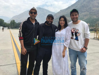 on the sets of the movie RoohiAfza