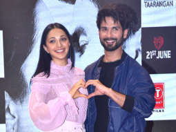 Shahid Kapoor and Kiara Advani snapped at the song launch of ‘Mere Sohneya’ from Kabir Singh