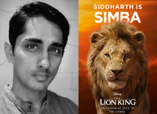 Siddharth is Simba in the Tamil version of The Lion King!