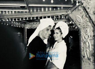 on the sets of the movie Sooryavanshi