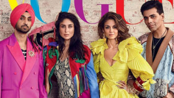 This Vogue magazine cover featuring Kareena Kapoor Khan, Diljit Dosanjh and Karan Johar epitomizes fashion!