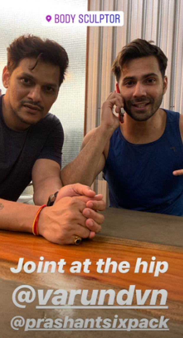 Woah! This photo of Varun Dhawan and Kim Sharma coincidentally bumping into each other in the gym has left us SURPRISED! 