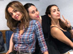 Karisma Kapoor parties with besties Malaika Arora and Amrita Arora and their photos are all about girl-gang fun!