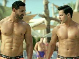 3 Years Of Dishoom: Varun Dhawan flaunts his ab-tastic body in this shirtless photo with John Abraham