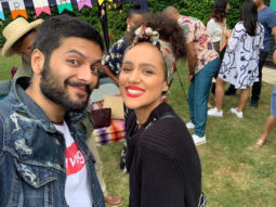 Ali Fazal catches up with Fast And Furious 7 co-star Nathalie Emmanuel