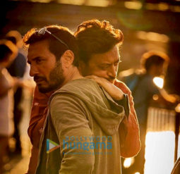 On The Sets From The Movie Angrezi Medium