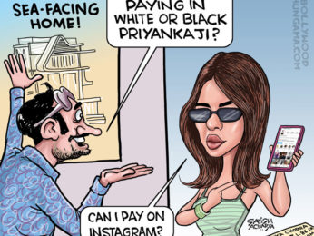 Bollywood Toons: Priyanka Chopra charges Rs. 1.86 crore per Instagram post!