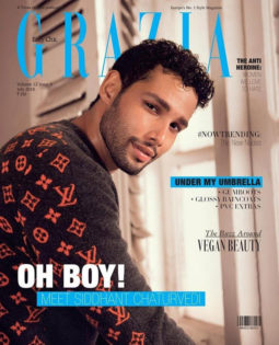Siddhant Chaturvedi on the cover of Grazia, July 2019
