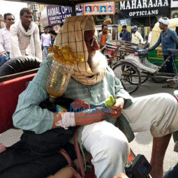 On The Sets Of The Movie Gulabo Sitabo