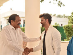 Hrithik Roshan, Sajid Nadiadwala and Super 30 team meet Vice President of India Venkaiah Naidu