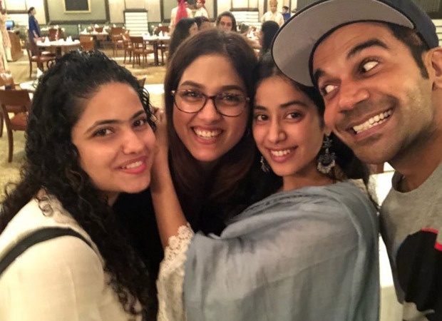 Janhvi Kapoor and Rajkummar Rao are happy souls after wrapping the Agra schedule of RoohiAfza