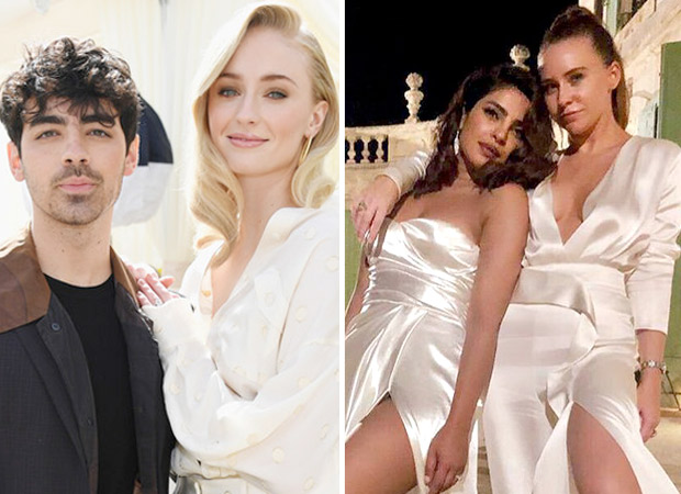 Joe Jonas and Sophie Turner walk down the aisle in their first wedding photo, Priyanka Chopra sizzles in all white during pre-wedding dinner