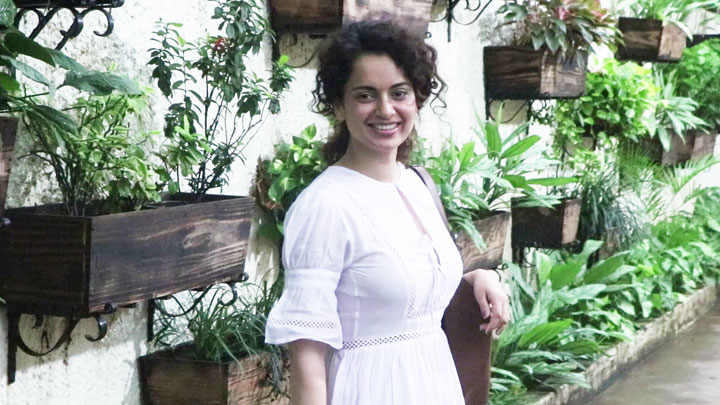 Kangana Ranaut spotted at Sunny Super Sound for dubbing