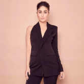 Kareena Kapoor Khan looks aesthetically stunning in an all-black Nikhil Thampi pantsuit!