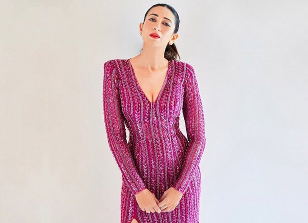 Karisma Kapoor looks like a dream in this hot pink sequined gown!
