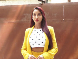 Nora Fatehi spotted at T-Series office Andheri