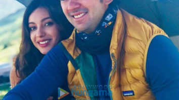 on the sets of the movie Pal Pal Dil Ke Paas...