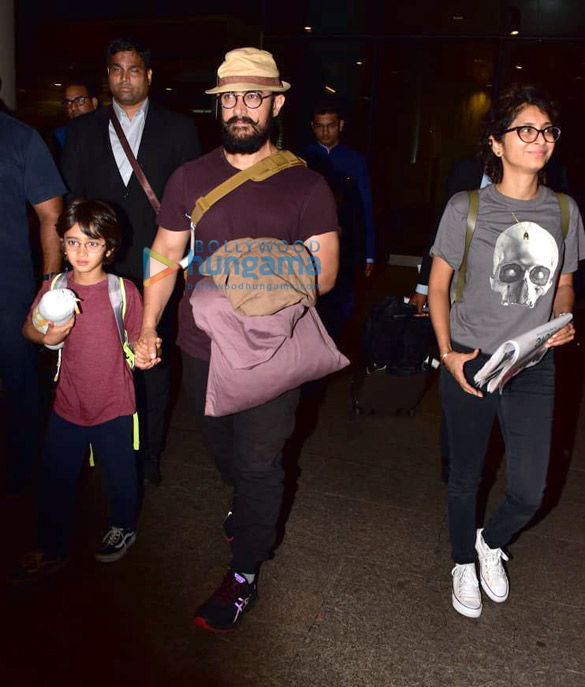 photos aamir khan katrina kaif sushmita sen sanya malhotra and others snapped at the airport 2