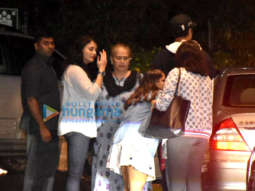 Photos: Abhishek Bachchan and Aishwarya Rai Bachchan snapped with daughter at Yauatcha in BKC