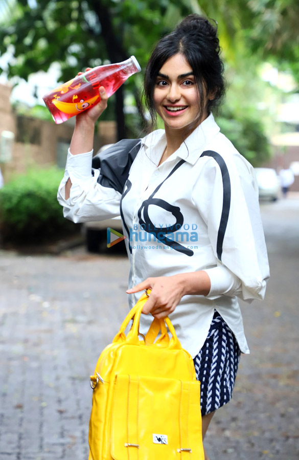 photos adah sharma snapped outside a recording studio 3
