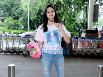 Photos: Ananya Panday and Shatrughan Sinha snapped at the airport