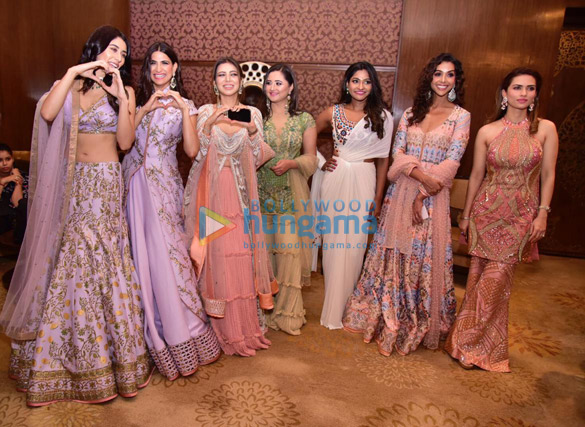 photos celebs grace designer reynu tandons show at india couture week 2019 2
