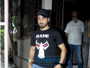 Photos: Emraan Hashmi spotted at Shankar Mahadevan's studio in Bandra