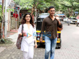 Photos: Fatima Sana Shaikh snapped with a friend at The Kitchen Garden in Bandra