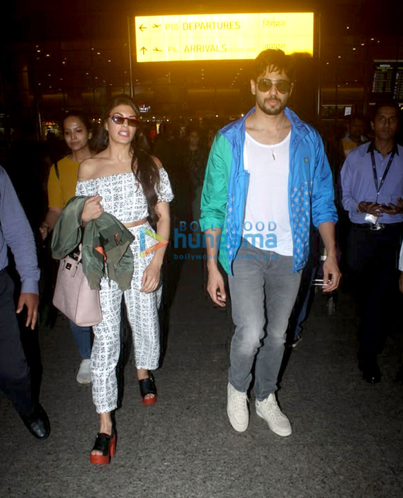 photos jacqueline fernandez and sidharth malhotra snapped at the airport 2